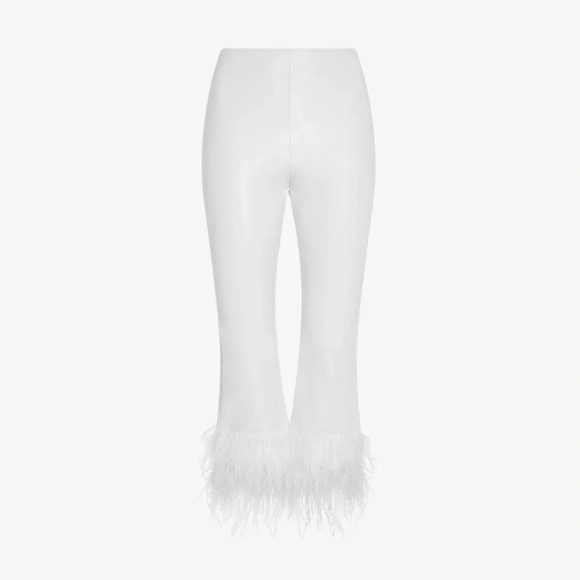 Commando Faux Leather Feather Crop Flare